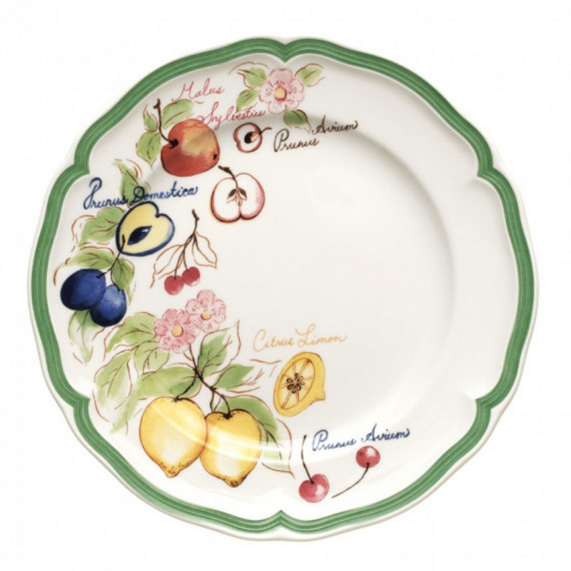 Villeroy & Boch serie French Garden - Set da 6 Piatti da frutta/dessert da  21cm.