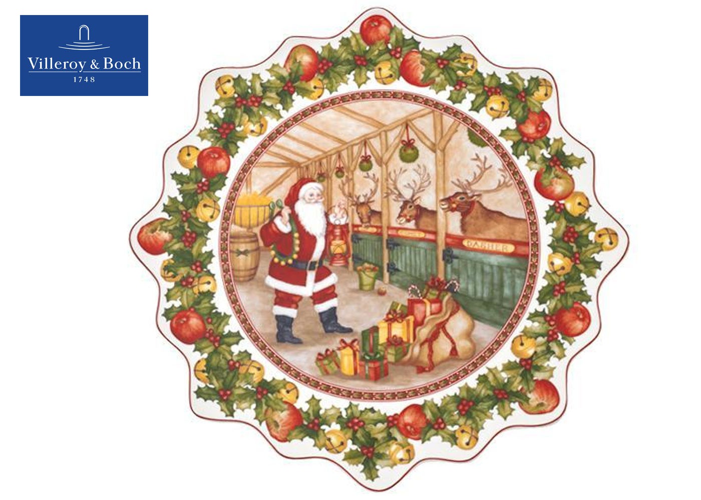 Piatti Villeroy E Boch Natale.Villeroy Boch Toy S Fantasy Piatto Dolci Grande Stalla 42 Cm Casaburi Dal 1938